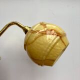 Clichy vintage glass wall light  marbled effect