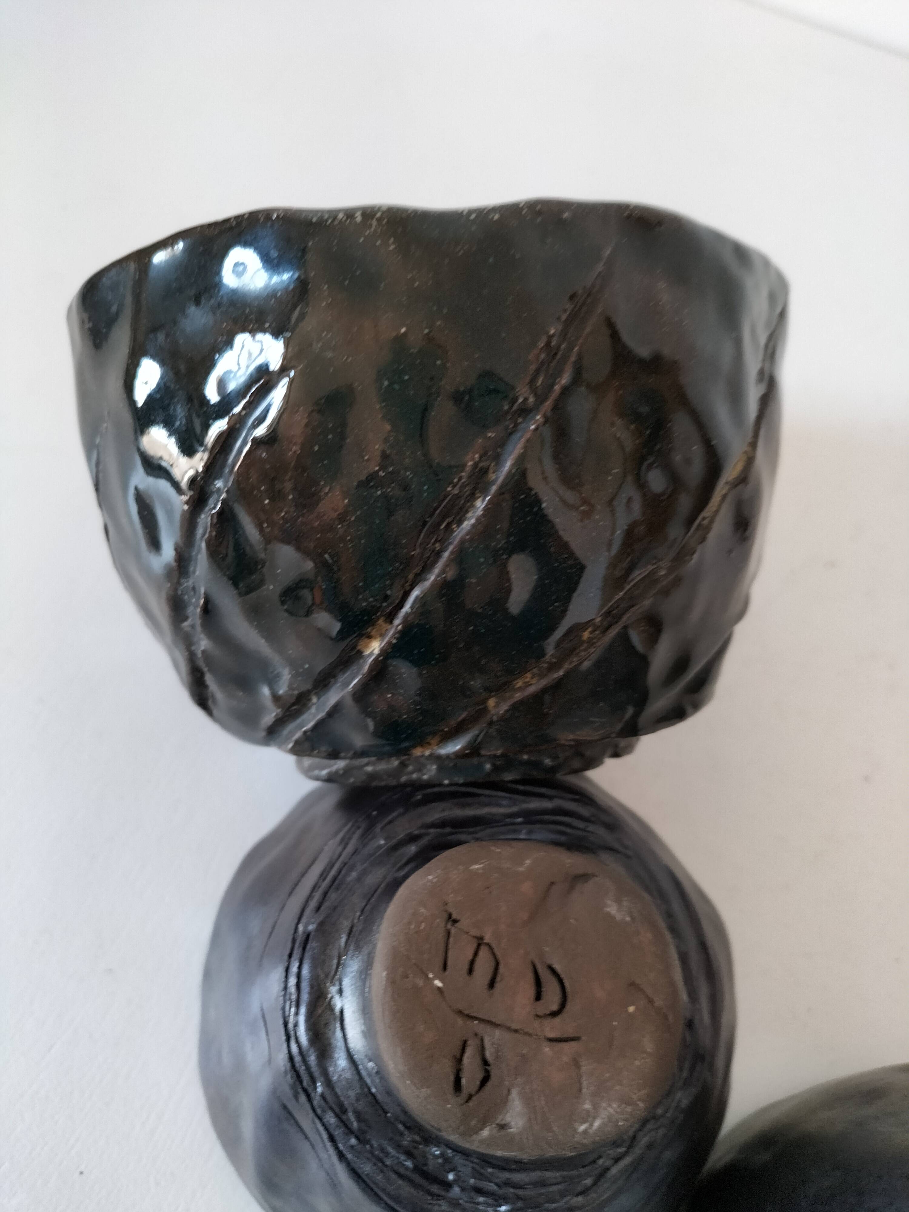 Set of 3 handmade ceramic bowls