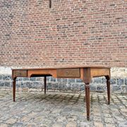 Very large double-sided mahogany desk from the Louis XVI 18th century