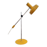 Lampe vintage de bureau réglable jaune, luminaire industriel