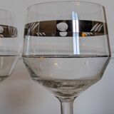 Verres à pied art déco