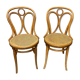 Paire de chaises Thonet n 19 estampillées thonet