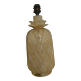 Vintage alabaster pineapple lamp base