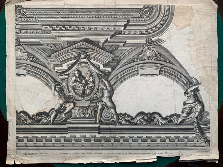 Bernard de Bailli, Pitti Palace: Venus Room, engraving, seventeenth century