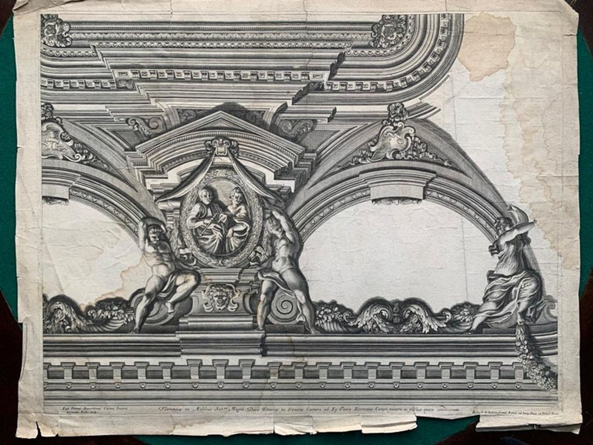 Bernard de Bailli, Pitti Palace: Venus Room, engraving, seventeenth century