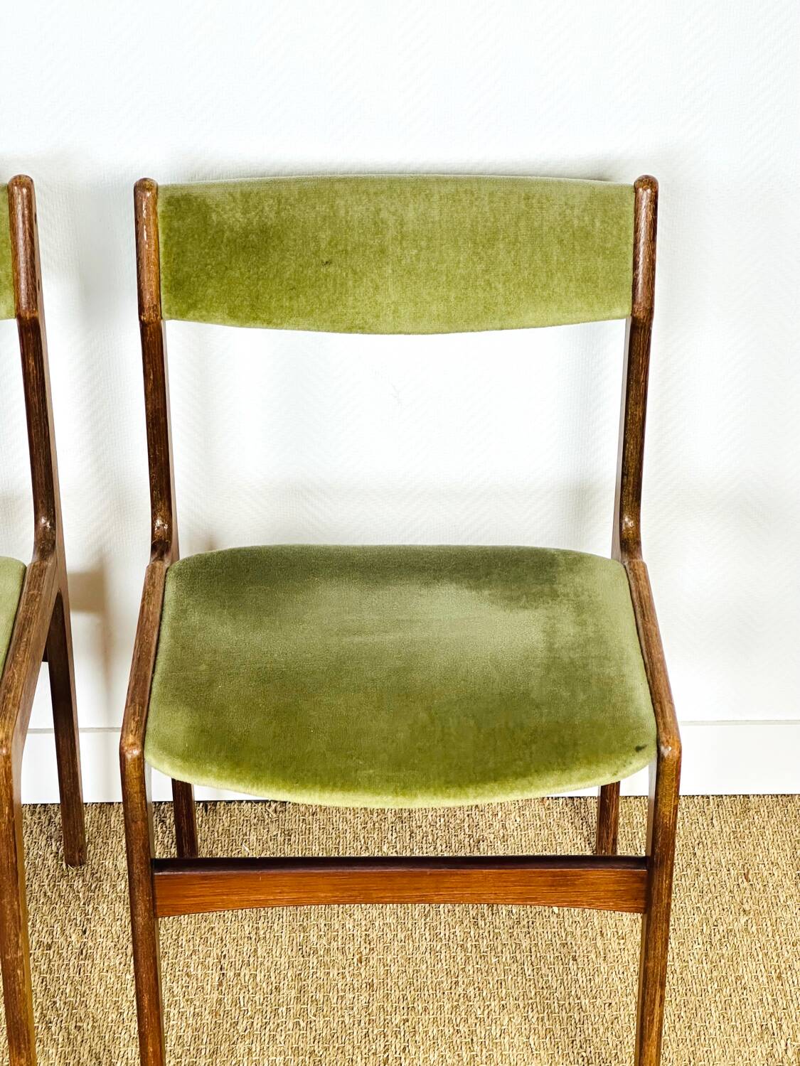 4 chaises danoise en palissandre 1960