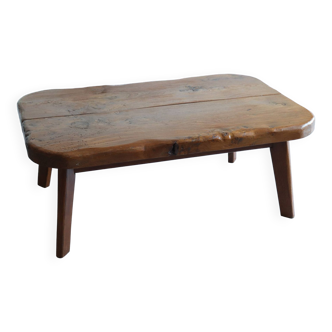 Table basse vintage en orme massif 5P/60