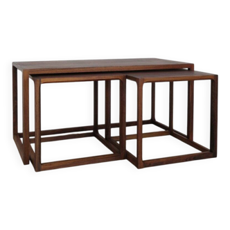 Nesting Tables attributed to Aksel Kjesgaard, Denmark, 1960s, Set of 3