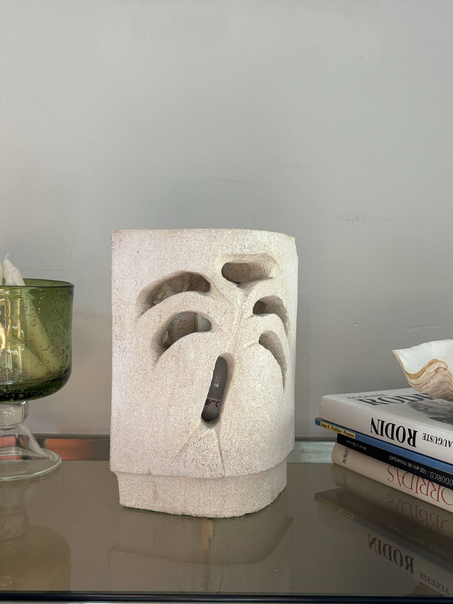 Lampe en pierre Evy Dan