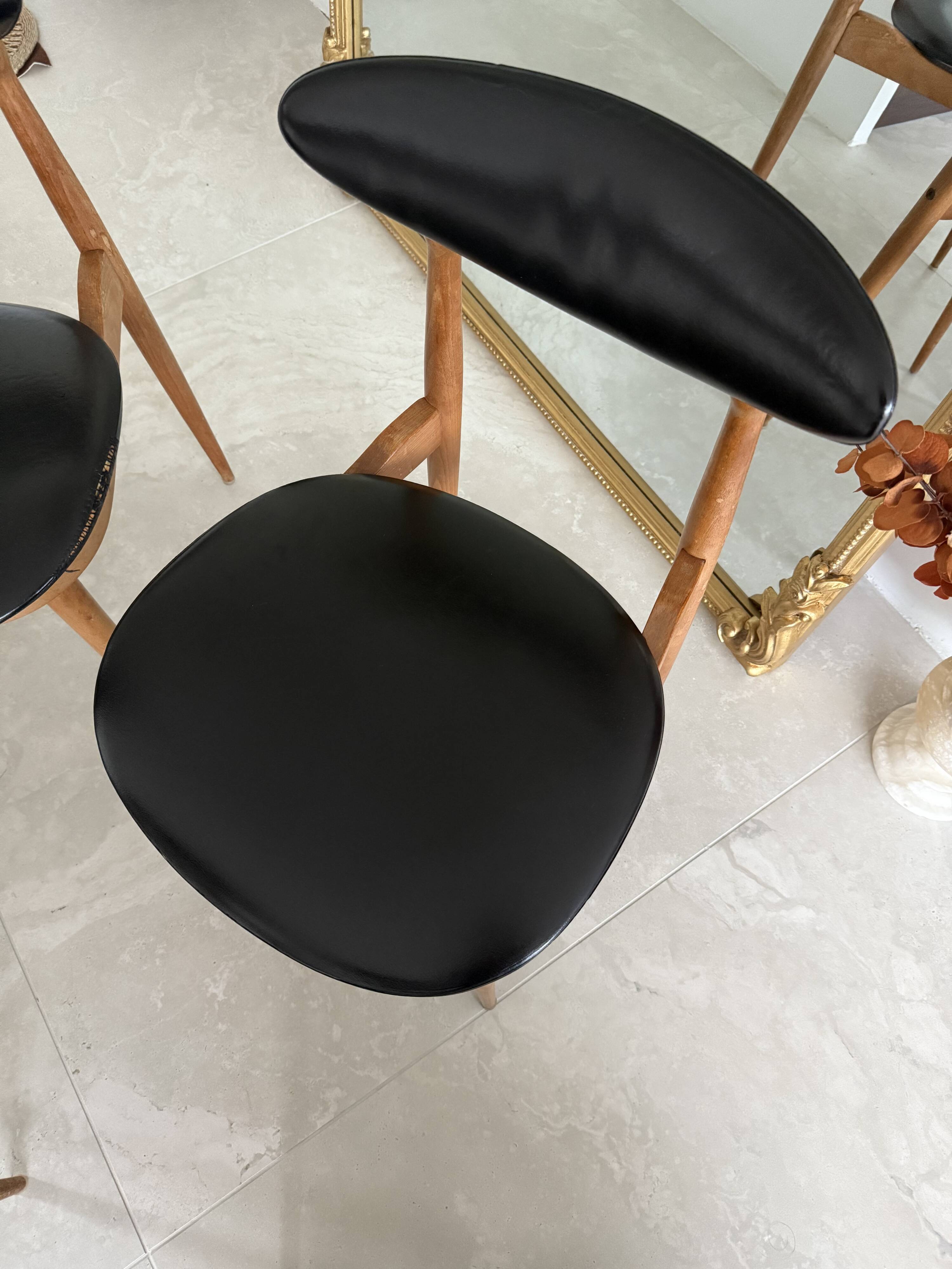 Lot de 5 chaises Baumann Licorne