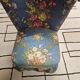 Fauteuil coktail en tissu fleuri, 1960