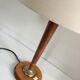 Lampe de bureau chic en bois 1960