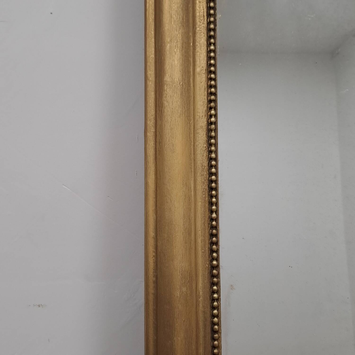 Large Louis Philippe mercury mirror 129 x 72 cm antique gold