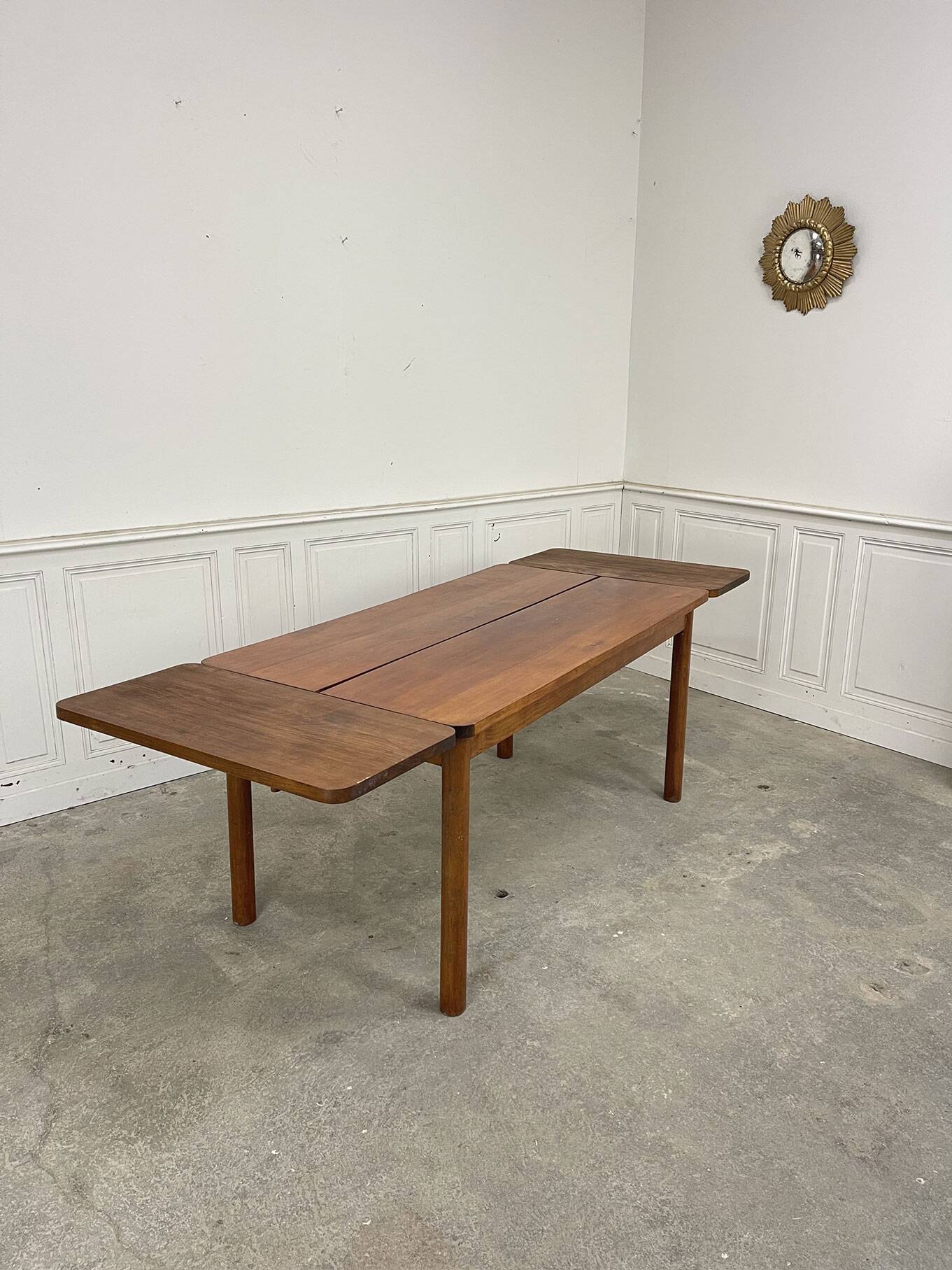 1950s Modernist Extendable Wooden Table