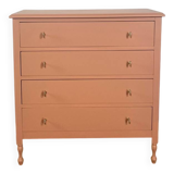 Commode vintage terracotta