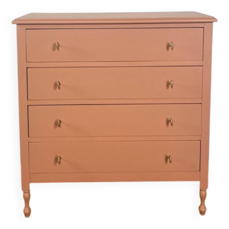 Vintage terracotta chest of drawers