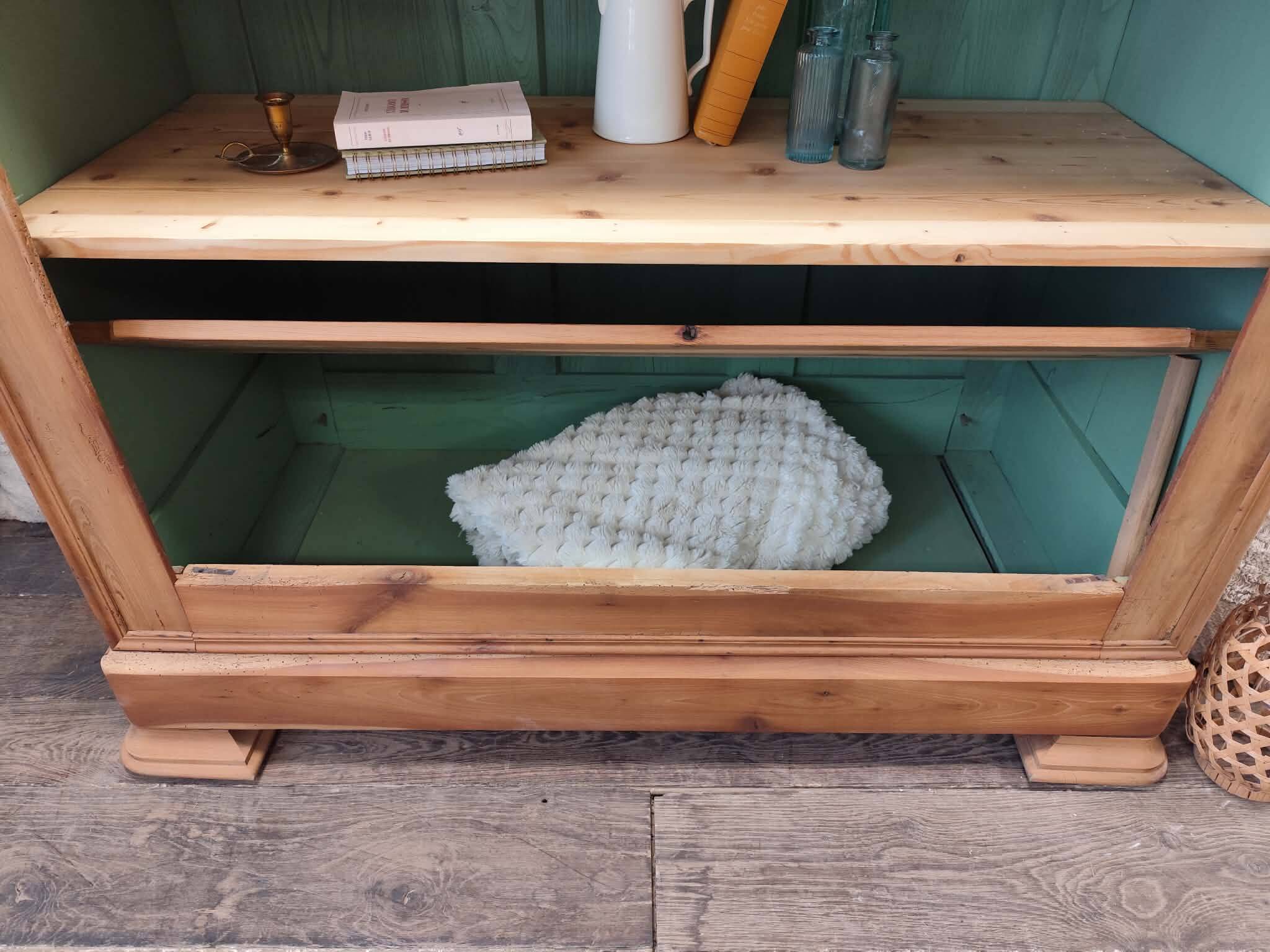 Library in solid cherry wood