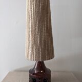 Glazed ceramic floor lamp from the 60s/70s