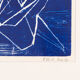 Netz, Wood Cut on Paper, 57 x 36 cm