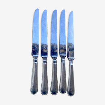 5 Christofle Paris knives