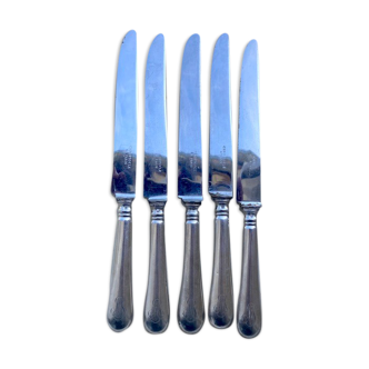 5 Christofle Paris knives