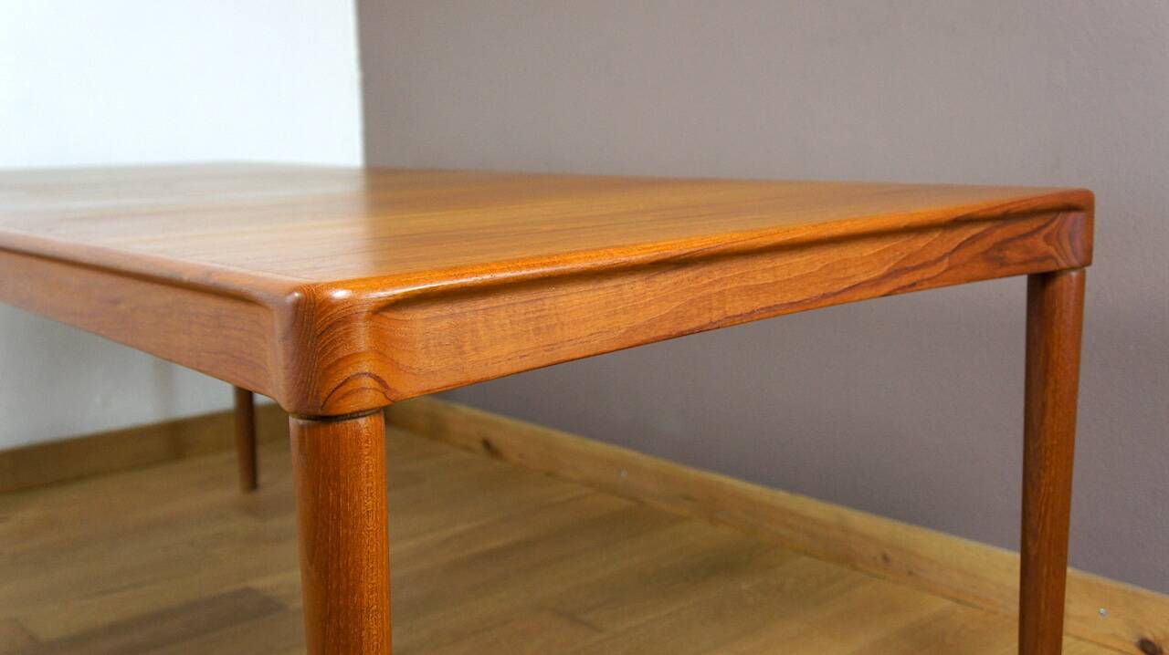 Danish Dining Table in Teak by Henry Walter Klein, Bramin Edition 1960