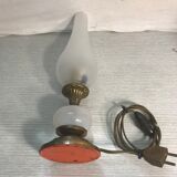 Old Laiton Lamp - Glass Ball - Vintage 70s Glass Reflector