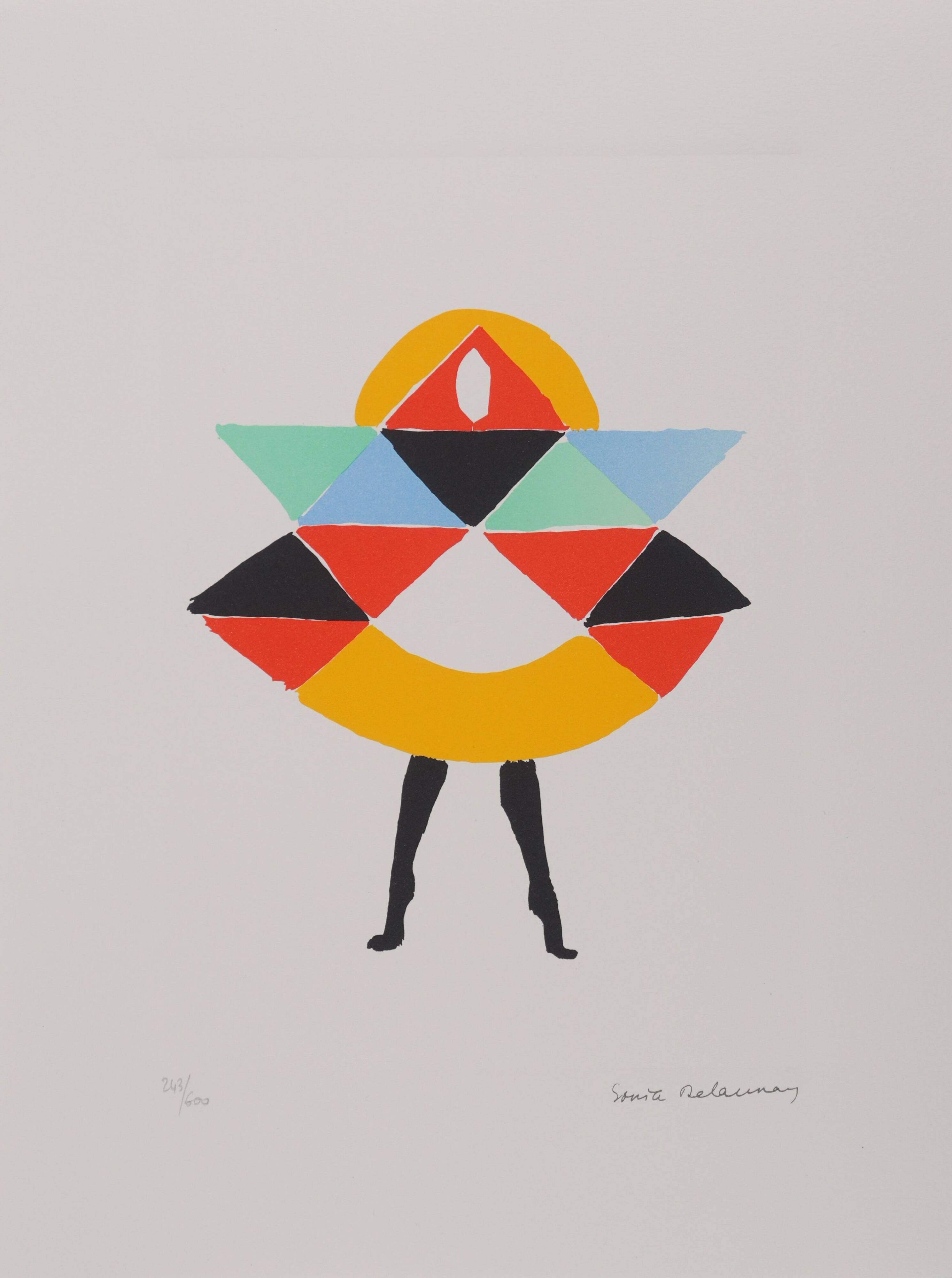 Sonia Delaunay: Carnival, signed lithograph