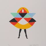 Sonia Delaunay: Carnival, signed lithograph