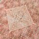 Vintage Turkish carpet in ivory and powder pink, 276 × 382 cm