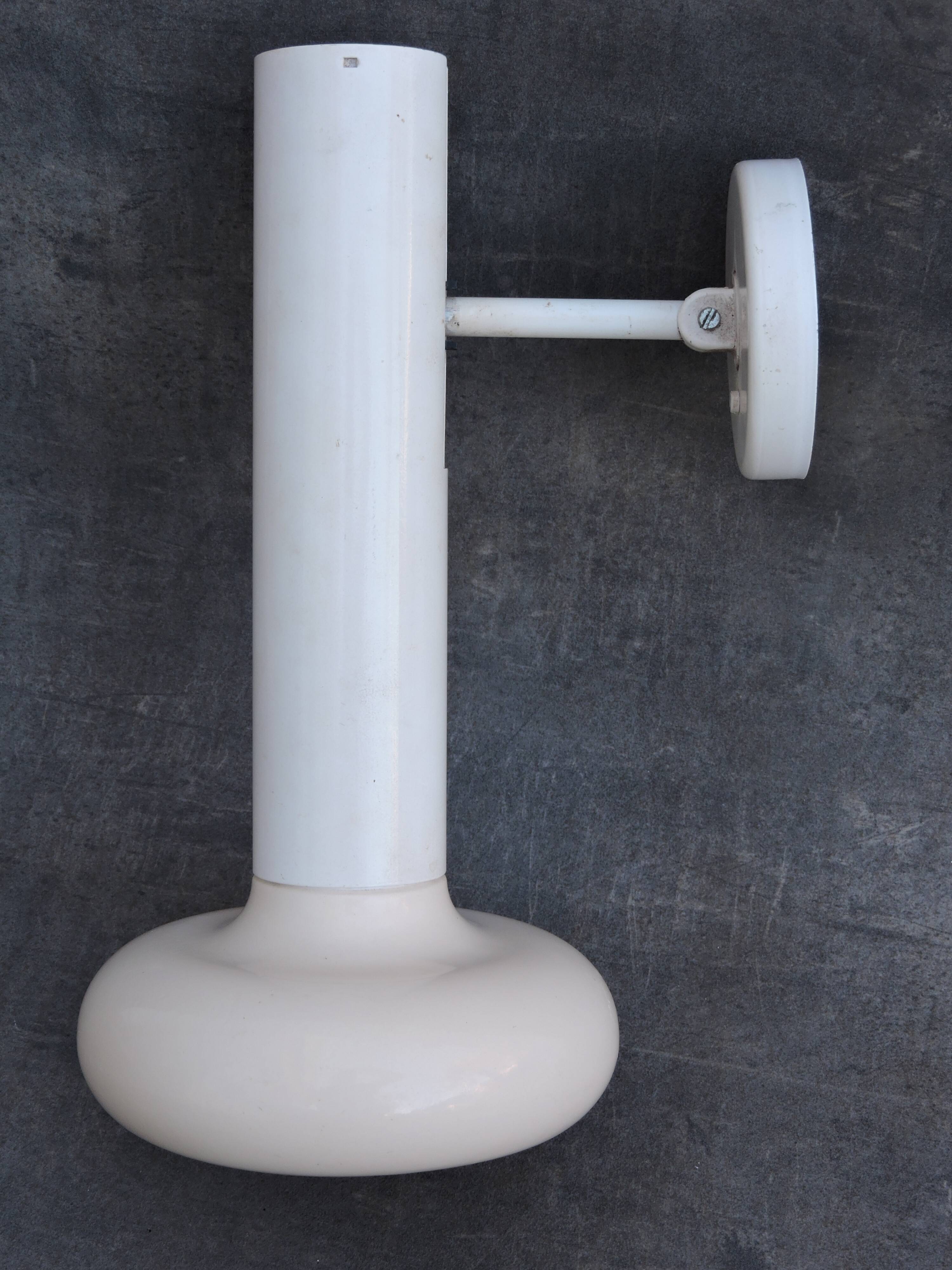 Large adjustable wall lamp saucer ufo Lita vintage metal