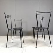 Vintage dining chairs by Calligaris, 1980s