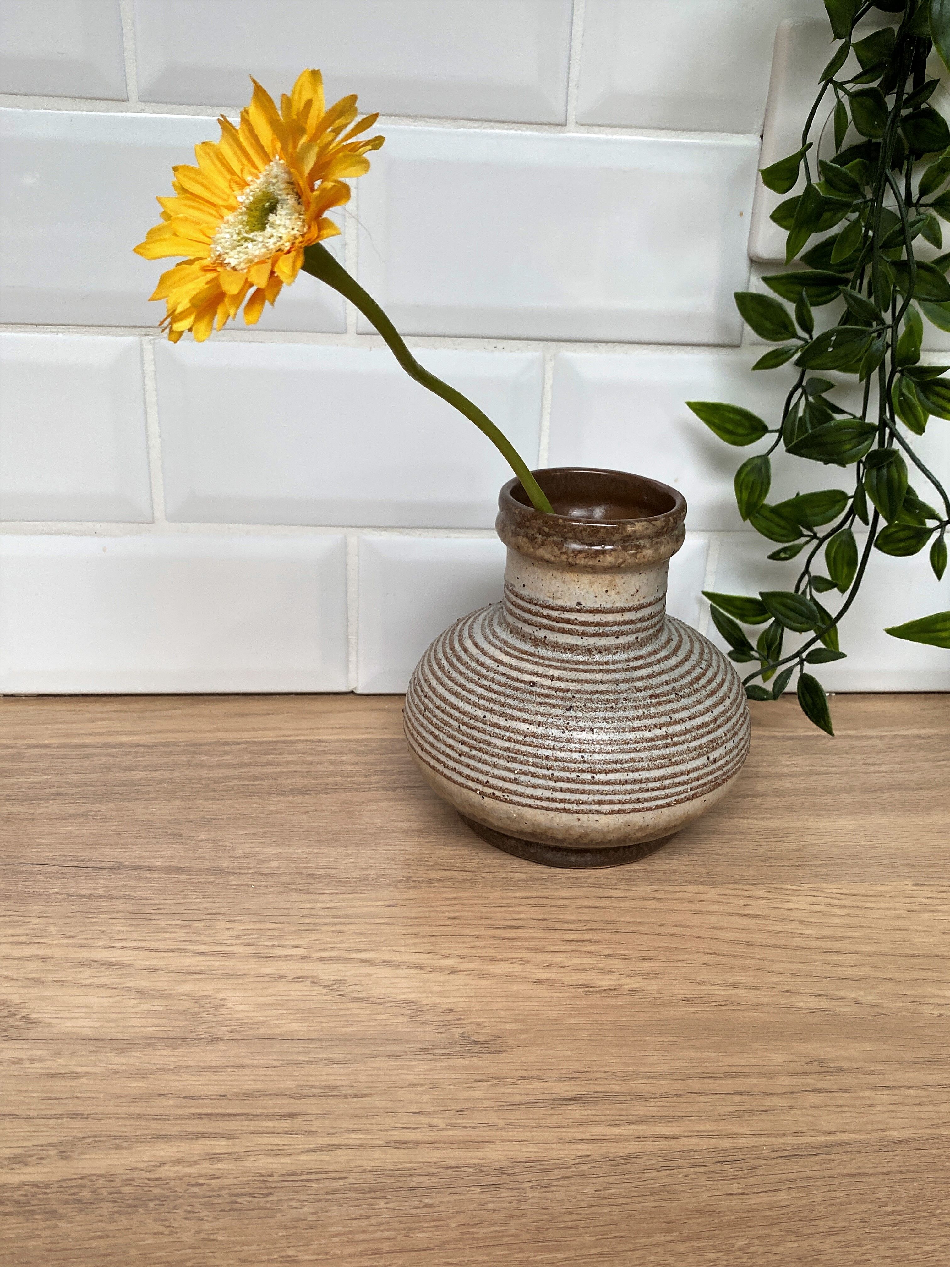 Vase céramique vintage Strehla Germany