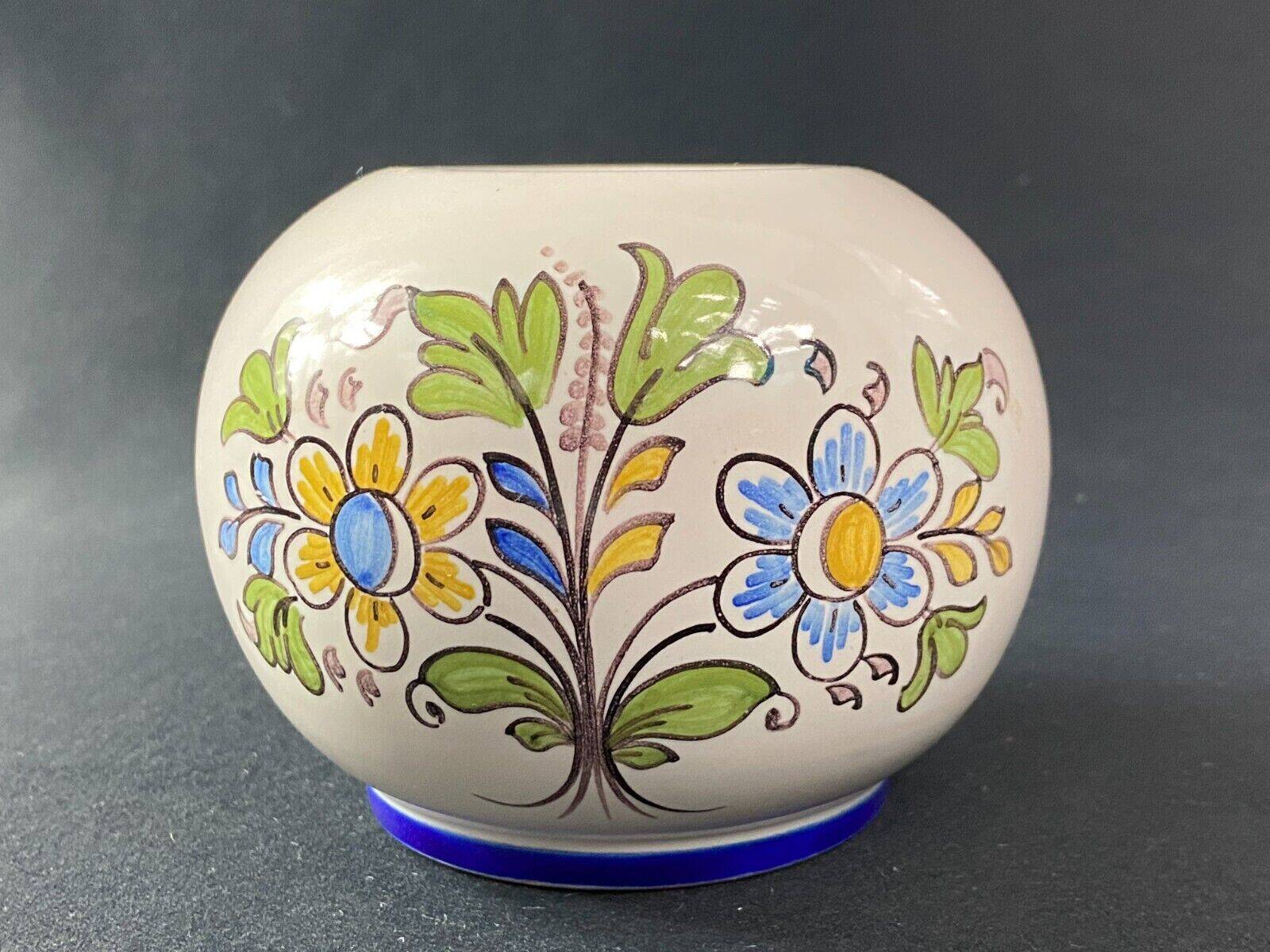 Earthenware ball vase from Nevers Montagnon