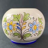 Earthenware ball vase from Nevers Montagnon
