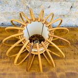 Vintage rattan pendant lamp