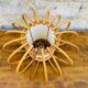 Vintage rattan pendant lamp