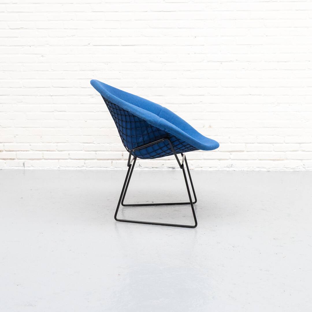 Diamond Armchair & Hocker by Harry Bertoia for Knoll
