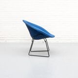 Diamond Armchair & Hocker by Harry Bertoia for Knoll
