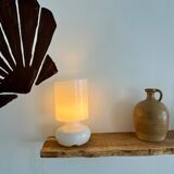 Lykta lamp in white glass, ikea 1980