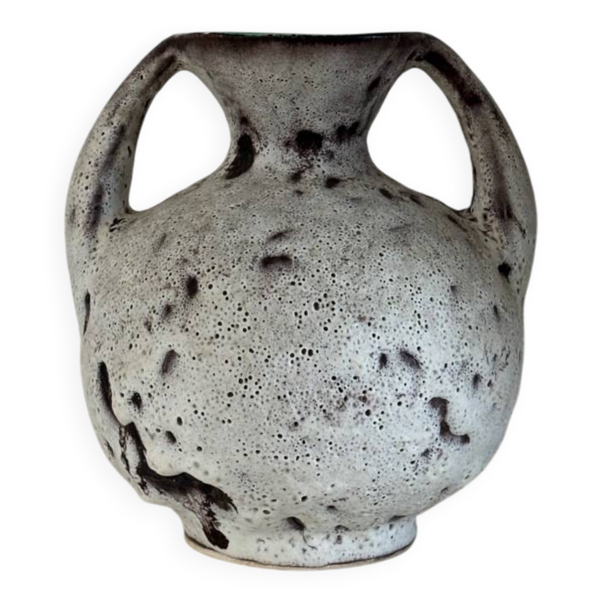 Vintage fat lava vase