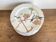 set of 12 polychrome plates 1850 wavy Brownfield England birds