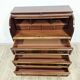Walnut cylinder-roll-top secretary desk, 1970s.