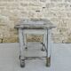 Wooden workshop stool, original color