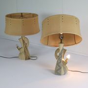 Set van 2 Amerikaanse vintage  tafellampen