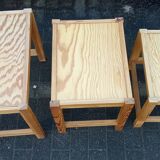 nesting tables in pine from sweden