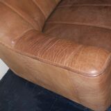 De Sede Model DS 44 Buffalo Leather Sofa, 1970s