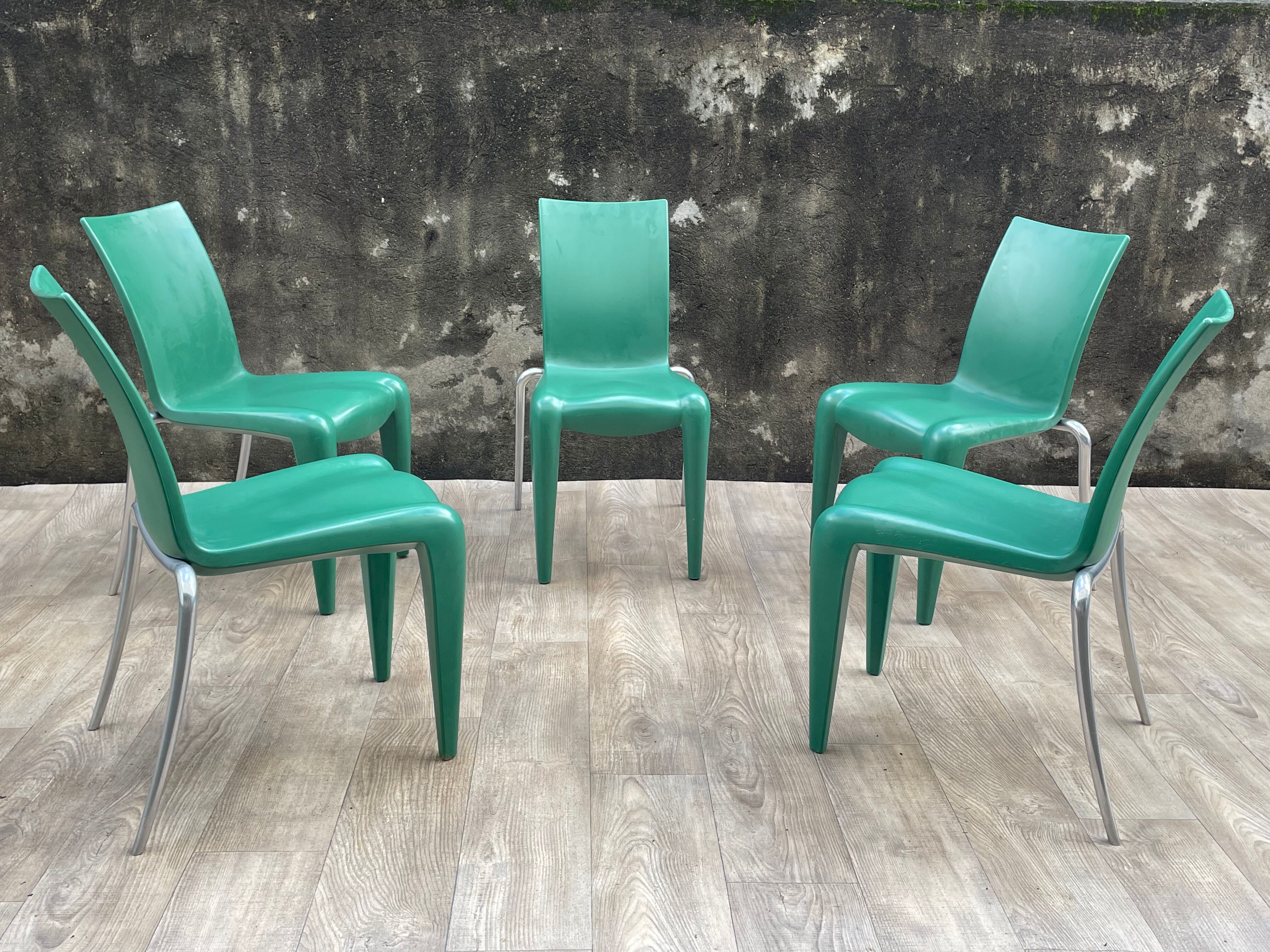 5 Louis 20 chairs by Philippe Starck for Vitra