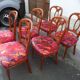 Suite of 6 Louis Philippe style cherry chairs