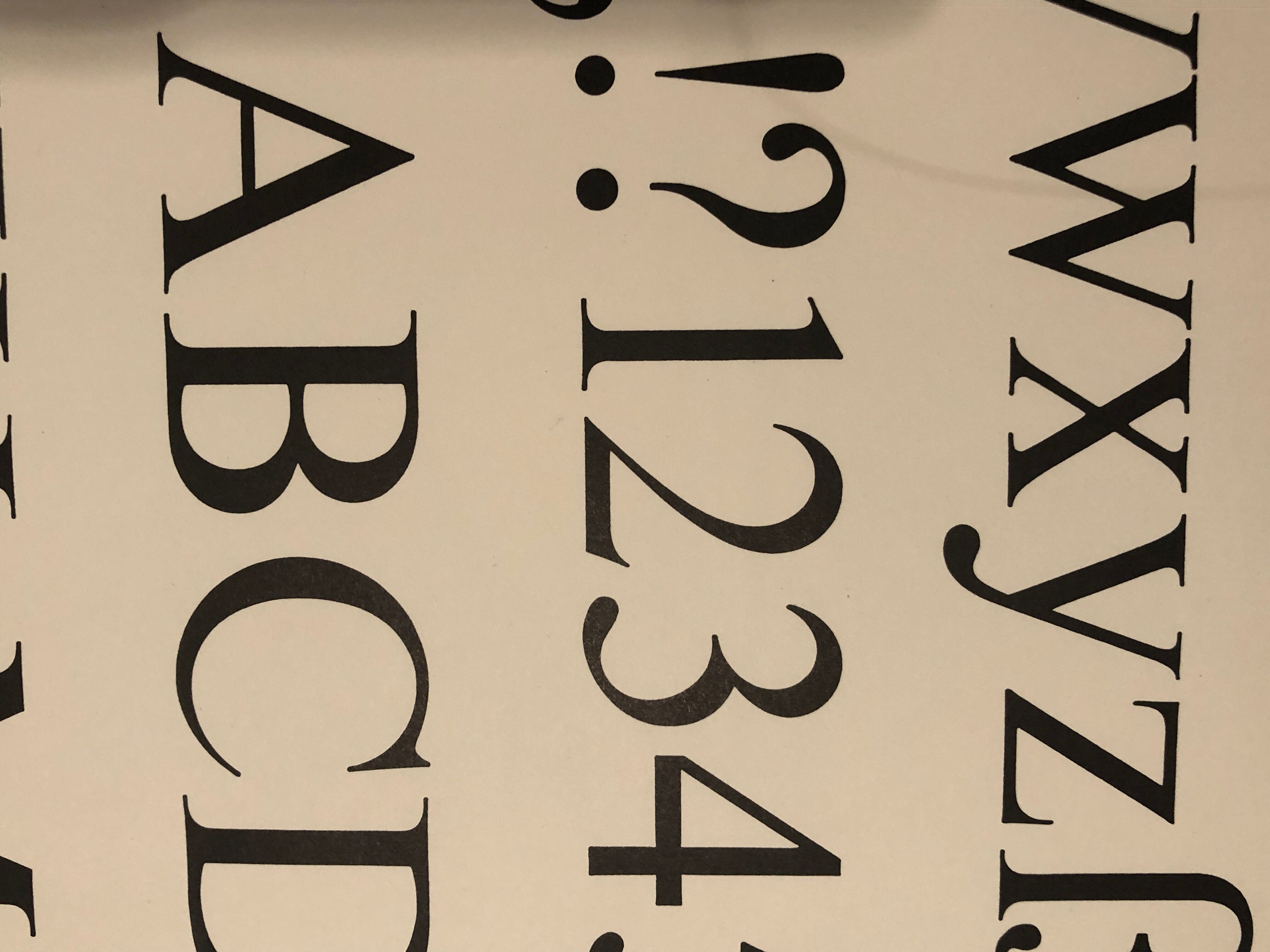 Poster collection typography